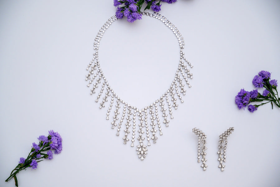 Bejeweled with Diamond Necklace