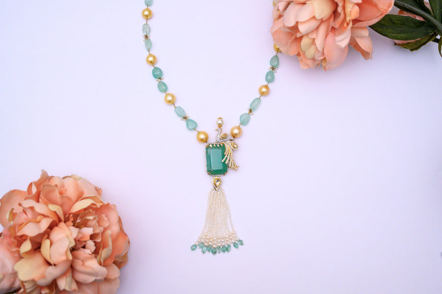 Enchanted Emerald Forest Necklace