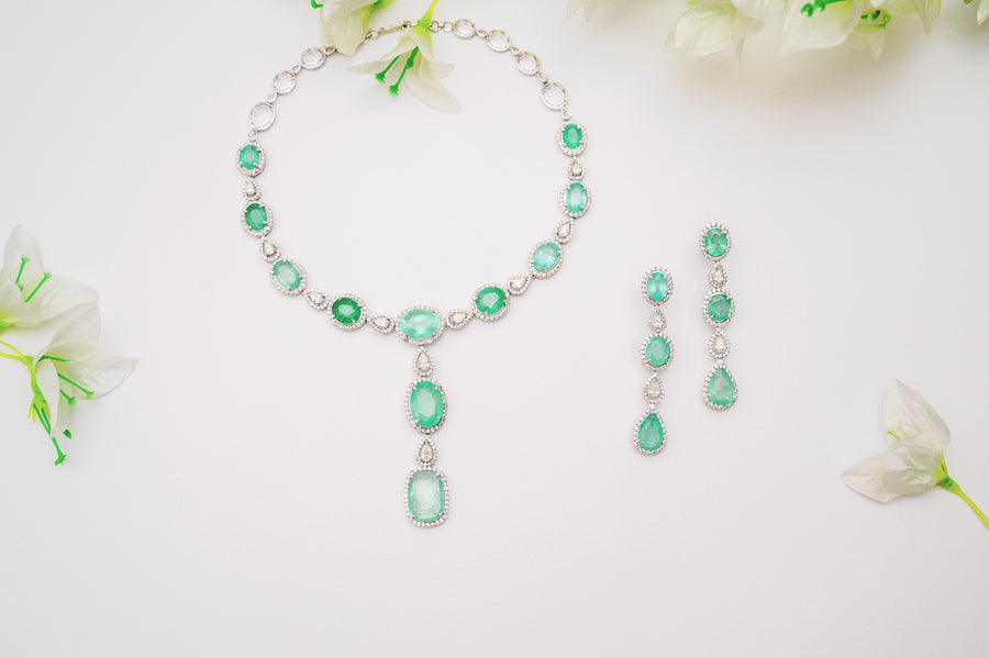 Sparkling Russian Emerald Set
