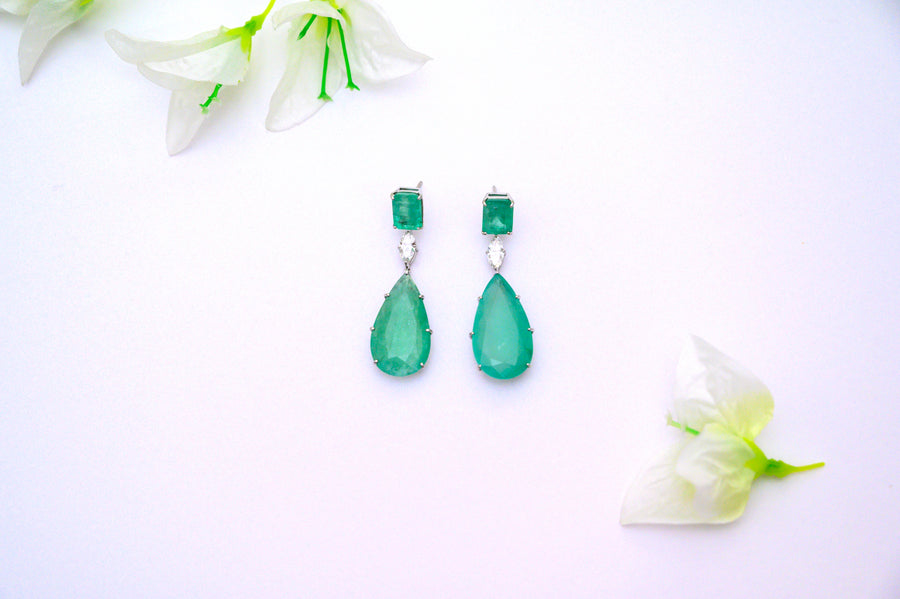 Enchanted Emeralds Earings