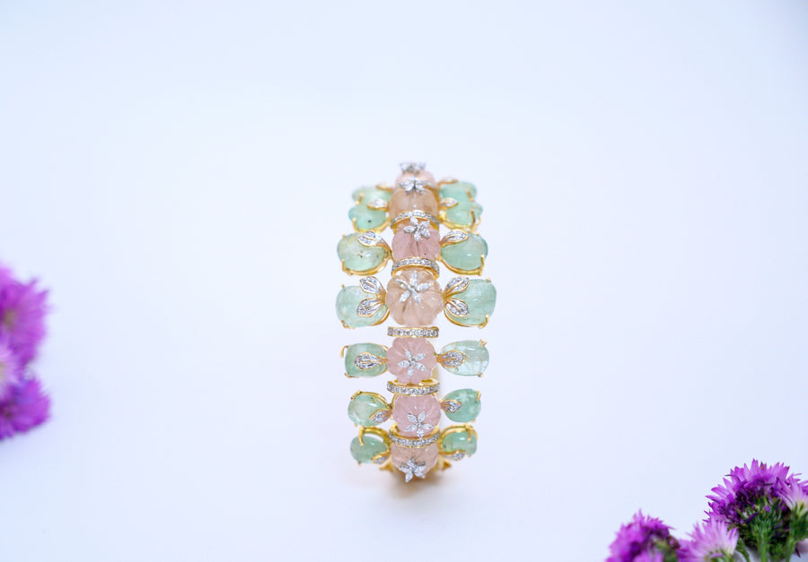 Shimmering Gemstone Bracelets